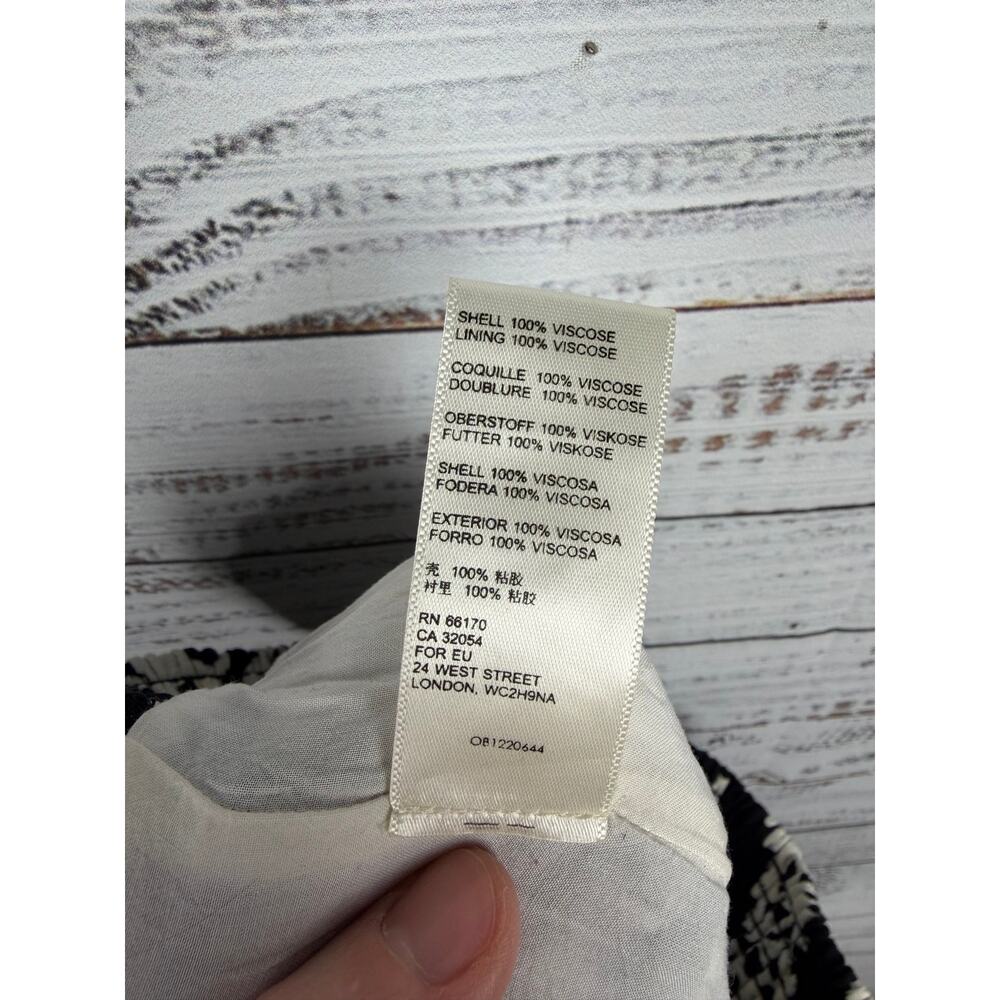 Anthropologie Aniya Balloon Jogger Pant Black White Motif Boho S Hippie Festival - Picture 8 of 8